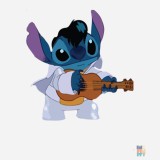 Baseball T-Shirt Blue Elvis Fruit of the Loom