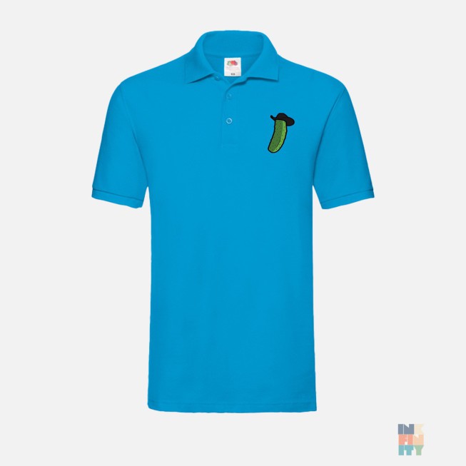 Polo Premium de Barbati Pickle With Hat Fruit of the Loom