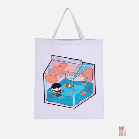 Sacosa cu Manere Scurte Handles Vacation Drink #inkfinity