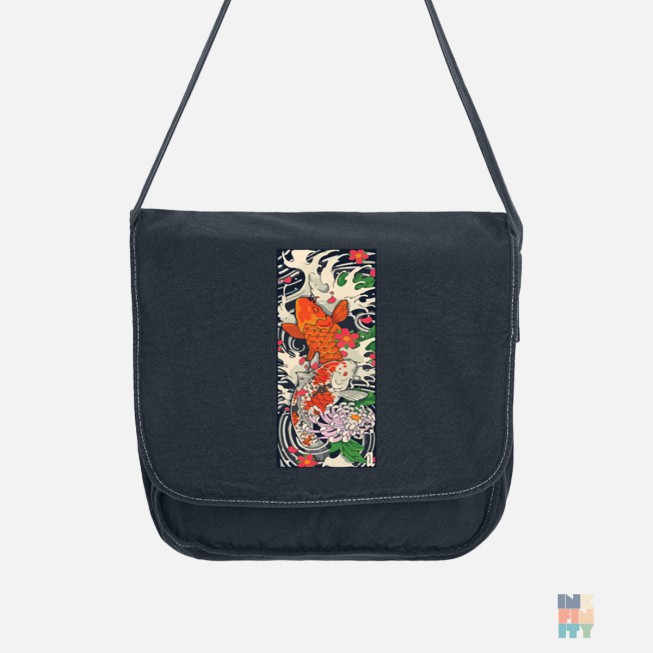 Vintage Canvas Bag Japan Fish SG Accessories