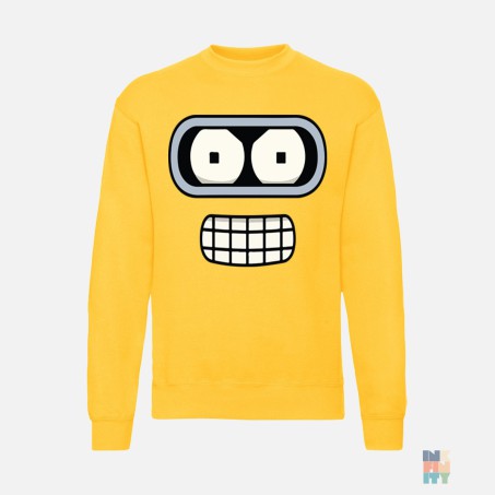 Pulovar de Barbati Classic Angry Bot Fruit of the Loom #inkfinity