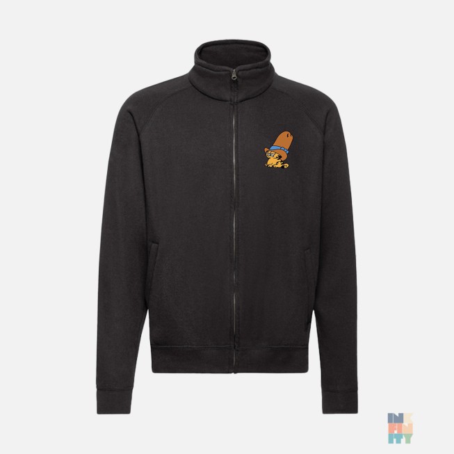 Classic Sweat Jacket Long Hat Cat Fruit of the Loom