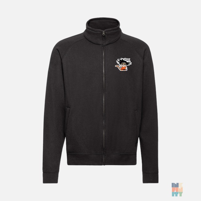 Classic Sweat Jacket Good Vibes Fruit of the Loom