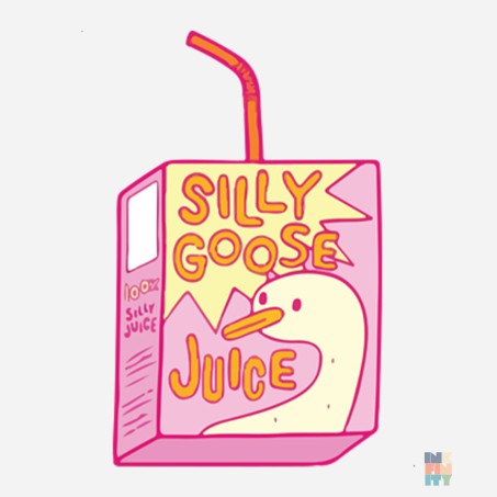 Classic Hooded Sweatshirt Silly Goose Fruit of the Loom #inkfinity