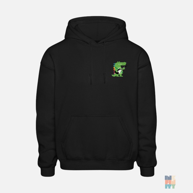 Heavy Blend Hoodie Singing Dinosaur Gildan