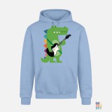 Heavy Blend Hoodie Singing Dinosaur Gildan #inkfinity