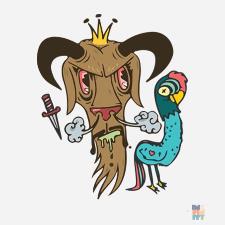 Hanorac de Barbati Atletic Kill The Chicken Russell #inkfinity