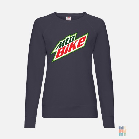 Lightweight Lady-Fit Raglan Sweater Mountain Bike Fruit of the Loom #inkfinity