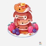 Atheltic Sweater Fluffy Pancakes Russell