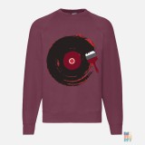 Pulover Raglan de Bărbați Painting Music Fruit of the Loom #inkfinity