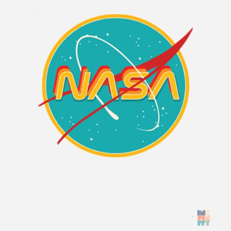 Raglan Sweater Nasa Icon Fruit of the Loom #inkfinity