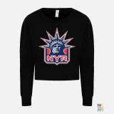 Pulover Cropped de Damă NYR Just Hoods #inkfinity