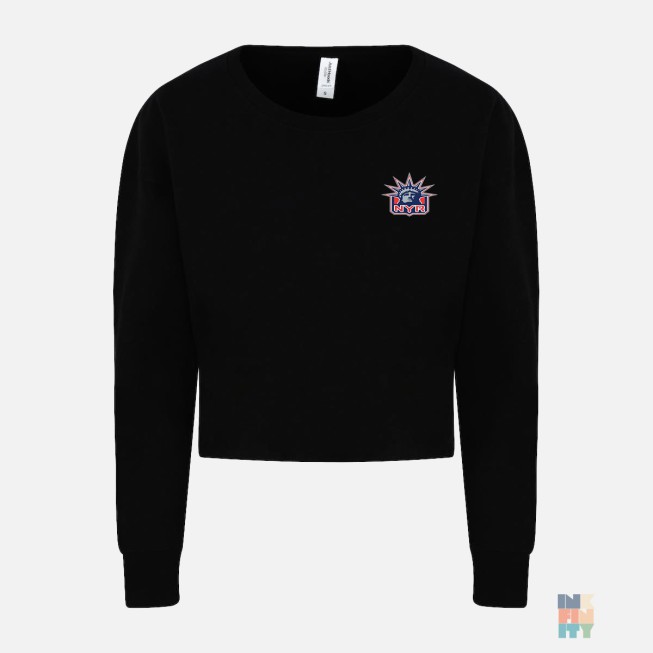 Cropped Lady-Fit Sweater NYR Just Hoods