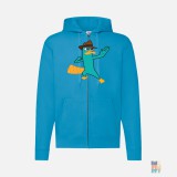 Zip Hoodie Fight On Fruit of the Loom #inkfinity