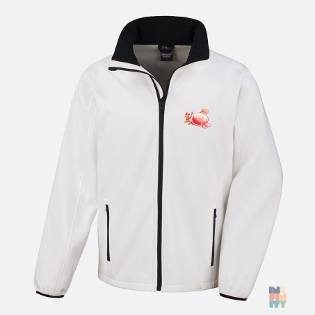 Men SoftShell Red Potion Result #inkfinity