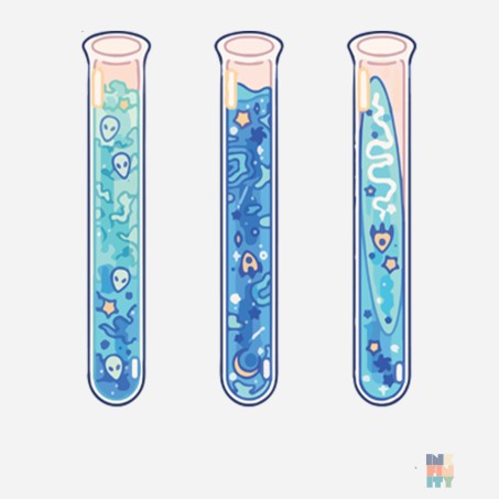 Women SoftShell Blue Potions Result #inkfinity