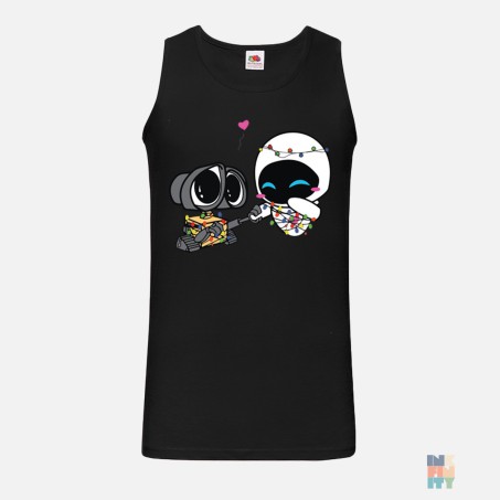 Tank Top Robot Love Fruit of the Loom #inkfinity