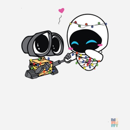 Tank Top Robot Love Fruit of the Loom #inkfinity