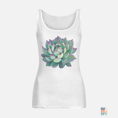 Lady-Fit Tank Top Blossom Flower Gildan #inkfinity