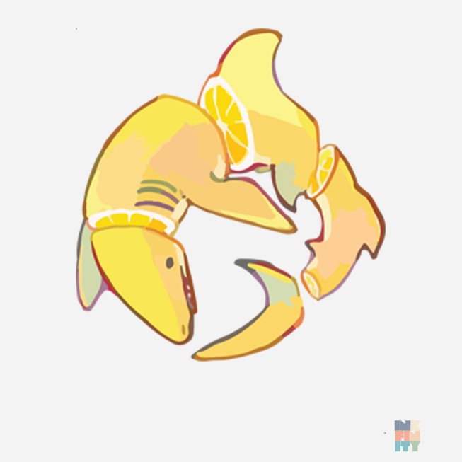 Classic Elastic Cuff Jog Pants Sliced Shark Fruit of the Loom