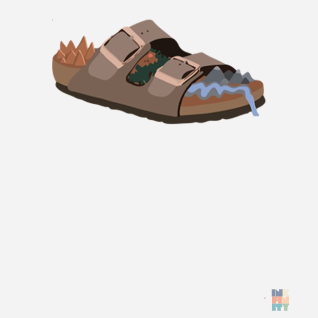 Pantaloni Jogger de Barbati cu Elastic la Glezna Adventure Sandals Fruit of the Loom