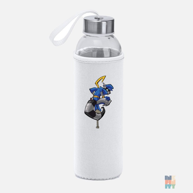 Glass Bottle with Cover Burglar