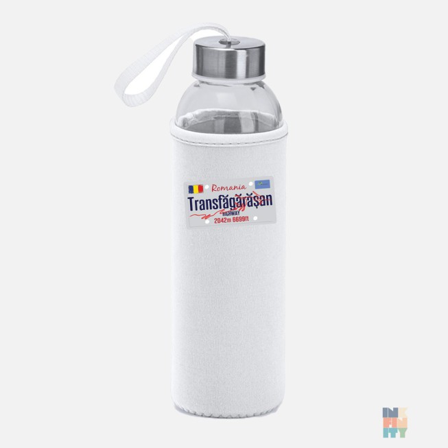 Sticla din Sticla cu Husa Romania Highway