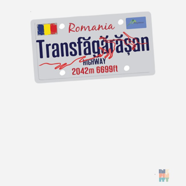 Sticla din Sticla cu Husa Romania Highway