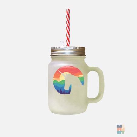 Lemonade Bottle Unicorn Landscape #inkfinity