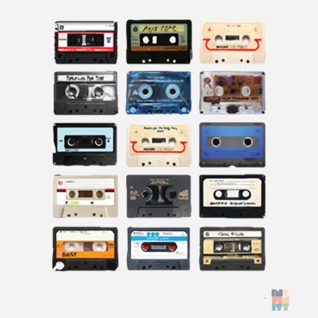 Lemonade Bottle Music Tapes