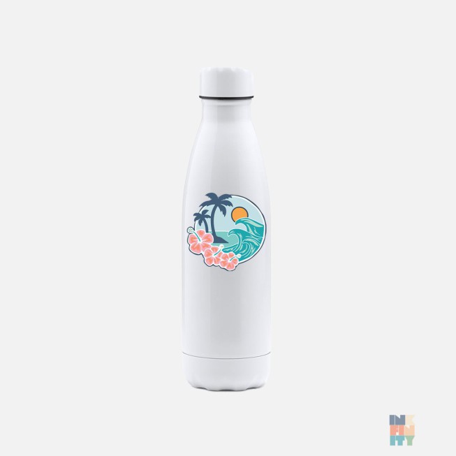 Metal Bottle Vacation Time