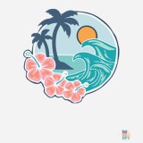 Metal Bottle Vacation Time