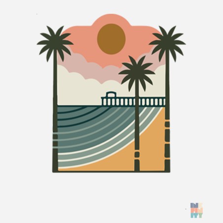 Pillow Cases Palm Vacation #inkfinity