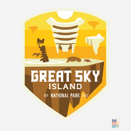 Kids Heavy Blend Hoodie Great Sky Gildan #inkfinity