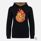 Kids Hood Model Hoodie Bacon Burn Kariban #inkfinity