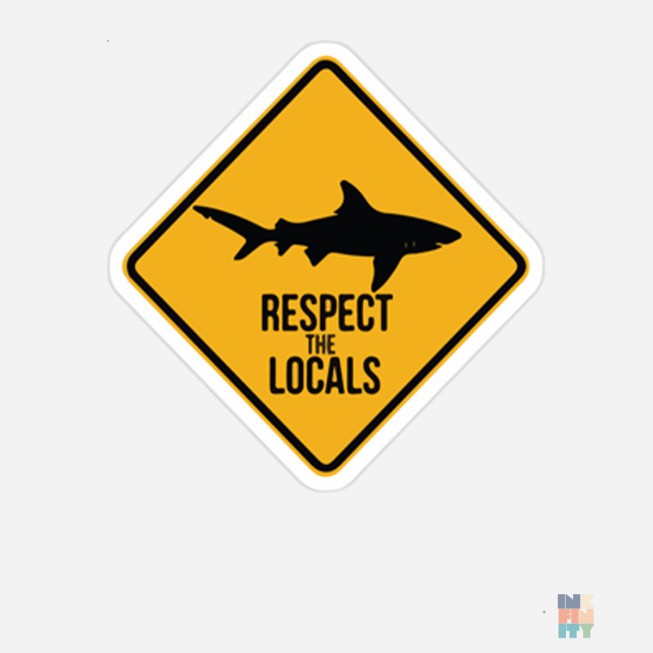 Kids Premium Hoodie Respect The Locals Fruit of the Loom