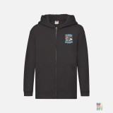 Kids Premium Zip Hoodie Time Bomb Fruit of the Loom