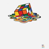 Kids Premium Zip Hoodie Cube Melt Fruit of the Loom