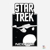 Kids Athletic Hoodie NCC 1701 Russell