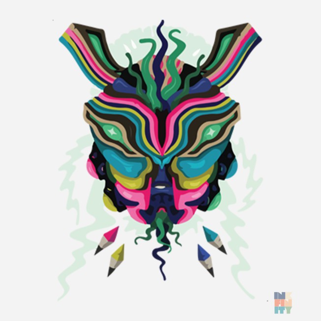 Tricou de Barbati Bumbac Premium Abstract Colors Gildan