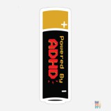 Tricou de Dama Bumbac Premium ADHD Battery Gildan