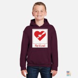 Kids Heavy Blend Hoodie Play It Loud Gildan #inkfinity