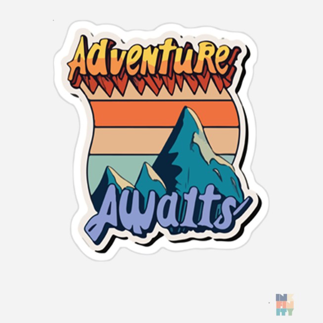 Tricou de Dama Bumbac Premium Adventure Awaits Gildan