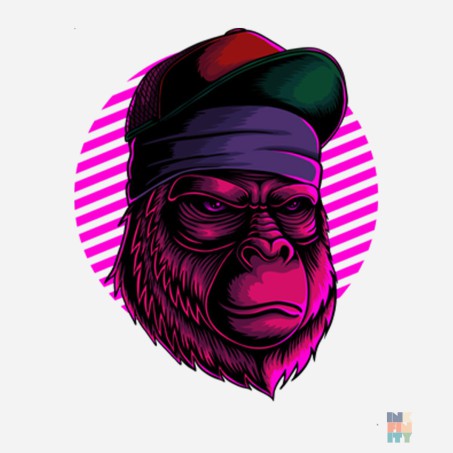 Kids Premium Jogging Pants Cool Gorrila Fruit of the Loom #inkfinity