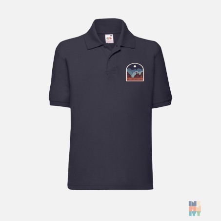 Polo Dryblend de Copii Wild West Fruit of the Loom #inkfinity