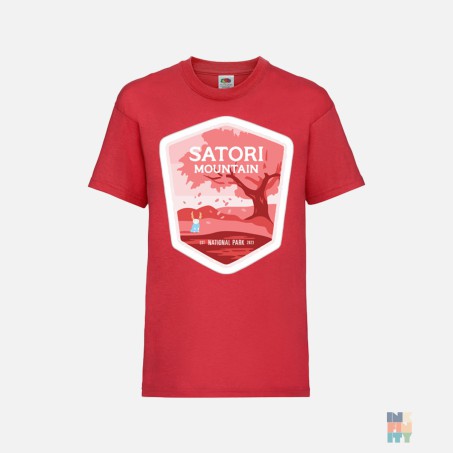 Tricou Valueweight de Copii Satori Mountain Fruit of the Loom #inkfinity