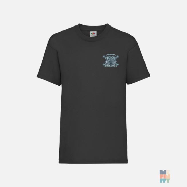 Tricou Valueweight de Copii Bulldog Warning Fruit of the Loom