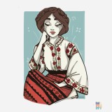 Tricou Valueweight de Copii Beautiful Girl Fruit of the Loom