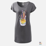 Tricou Lung de Dama Artist Tools Malfini #inkfinity