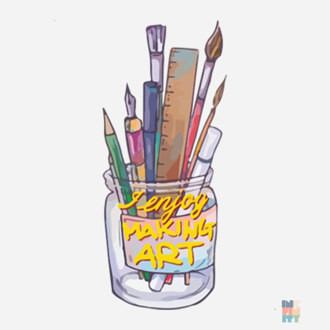 Tricou Lung de Dama Artist Tools Malfini